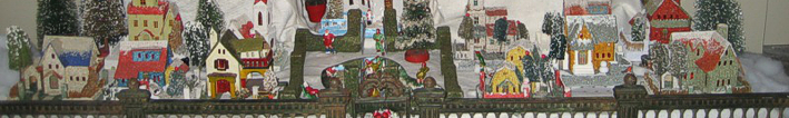 This photo is from OKPat's putz village photo on CardboardChristmas.com